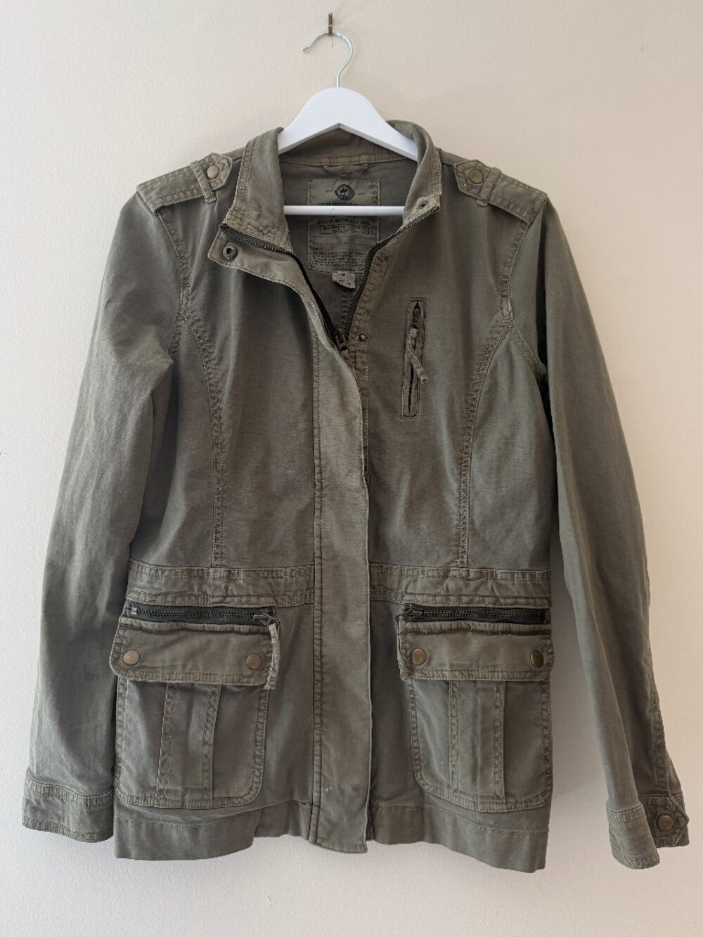 Lucky Brand Utility Jacket in Army Green